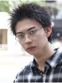 ツイストウルフスパイキーショート短髪