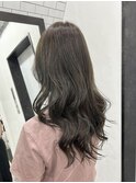 【広島韓国ヘア】韓国レイヤーカット×オリーブアッシュカラー