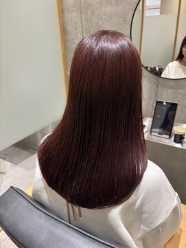 ジーナ 流山おおたかの森(Zina) レッドブラウン×ロング