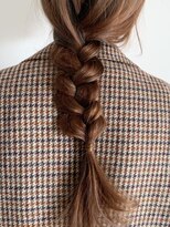 ライン(LINE)&nbsp;こっくりオレンジブラウン/髪質改善カラー