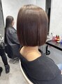 ヘアーズ ベリー 久留米店(hairs BERRY)&nbsp;ボブで膨らみのないように切ってます(^^)