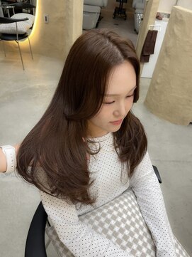 ウリ 横浜(uli) 【arin指名限定】チョコブラウン×レイヤーカット