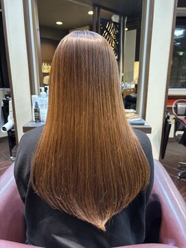 縮毛矯正×柔らか艶ロング