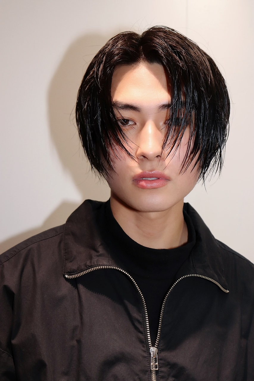 ルーシー 川越(LUCEY)&nbsp;センターパートフェザーパーマシャドウパーマメンズパーマ