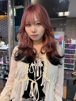 エルム 原宿 表参道(yelm)&nbsp;【ピンク×エンドカラー】#ダブルカラー#ケアブリーチ#韓国