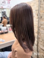 カラープラス 金沢店&nbsp;全体染め/ベリーブルー/N.カラー/暖色/おしゃれ染め