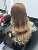 ヘアーデザイン ジェルム(Hair Design germe)&nbsp;ブラウン×ミルクティーグラデーション / YUDU