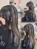 【デザインカラー】インナーカラー＋トリートメント（2ブリーチまで）￥17000