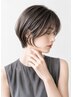 《平日新規限定》小顔カット+透明感カラー+2stepスチーム付TR¥6800【新宿】