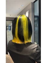 アース エレガンス 吉祥寺店(EARTH Elegance) BLACK×YELLOWのアンブレラカラー