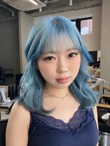トリッカ シブヤ(TRICCA SHIBUYA)&nbsp;ペールブルー×ナチュラルレイヤー