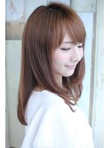 柔らかワンカールストレート♪