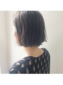 切りっぱなしボブ【Number Three hair lounge 溝の口 本店 】