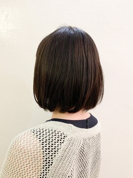 パティオン(PATIONN) 30代40代おススメなワンレングスシースルーボブスタイル☆