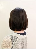 30代40代おススメなワンレングスシースルーボブスタイル☆