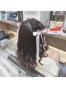 ヘアセット アリエス 新宿駅前店(aries) ＊もこもこハーフツイン＊