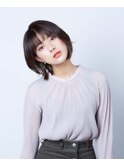 【AINA 銀座 丸山】暗髪 ナチュラルショート