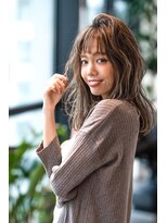 オースティン 門前仲町(AUSTIN)&nbsp;前髪かき上げイメチェンイヤリングカラーラベンダーカラーくびれ