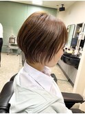 夏向けショートボブ