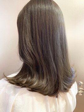 ムク 新宿(muc) ミニウルフ/テラコッタ/デジタルパーマ/くすみブルー[新宿]