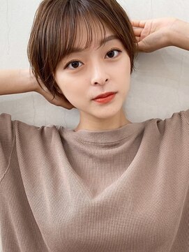 セブンルックス モカ 宇都宮鶴田店(7LOOKS mocha) 透明感ミルクティベージュ×ショートボブ/ミニボブ