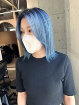 ラニヘアサロン(lani hair salon)&nbsp;【天神/大名】アイスブルー【ハイトーン】