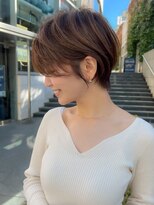 ロンド パルティール 大宮(Lond partir)&nbsp;外ハネボブセクションカラーグラデーションカラーペールベージュ