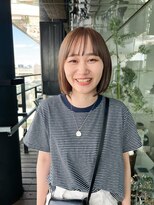 ワク(WAKU)&nbsp;miho style NO.42オリーブベージュデザインカラー　ウェットヘア