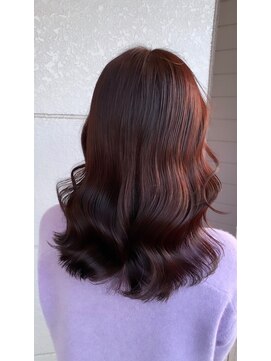 リベルテ 岡崎店(Liberte) 艶カラー♪ピンクブラウン