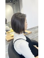 リーオオサカ(Lee Osaka) 【Lee大阪店】切りっぱなしボブ×3Dハイライト/新出