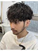 ツイストスパイラルメンズ眉毛パーマ韓国fifthメンズサロン栄