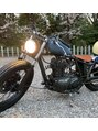 グルービーヘア(Groovy Hair)&nbsp;休日はバイクに乗ってます！フレームから自作の愛車です！