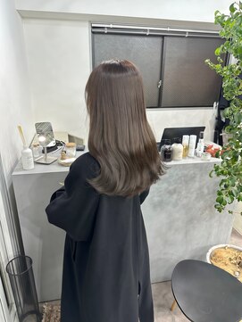 ノート(note) ☆透明感ブラウングレージュ髪質改善レイヤーカットブリーチなし