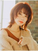 【錦糸町美容院Agate】マロンベージュでラフなくびれヘアi