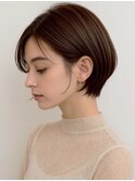 マッシュショート ショートボブ 透明感カラー 艶髪 20代30代