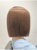 切りっぱなしボブ/ミニマルボブ/ミニボブ/似合わせ