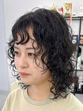 ブラウン(Brown) ウルフパーマ