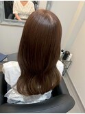 レイヤーカット/マロンベージュ/透明感カラー/髪質改善/松戸