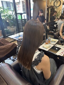 キャラ 池袋本店(CHARA) 【人気No.1】ブリーチなしで透明感◎大人可愛いグレージュ