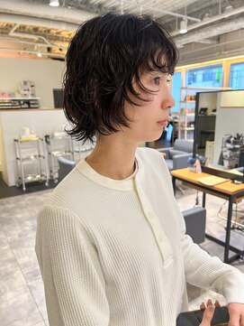 カフ(CAF) CAF松本/ショートボブウルフパーマ