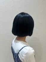ヘアー ワークス ボナ 前橋店(HAIR WORKS bona.)&nbsp;モードなツヤ髪漆が魅力◎コンパクト・マッシュボブ