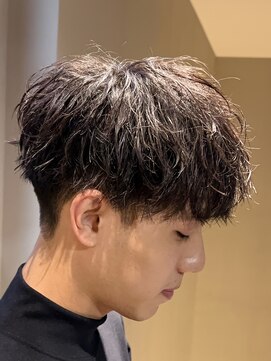 エデアンルクラ 下通(EDEAN Leclat) 熊本メンズヘア無造作マッシュシャドウパーマアイロンセット