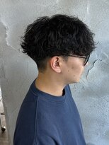ニアウ 高崎店(Niau)&nbsp;MEN’S HAIR/サーフカール/刈り上げセンターパート/群馬高崎