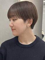 ニコ トウキョウ(nico TOKYO)&nbsp;20代30代前髪なしショートハンサムショート丸みショートレイヤー