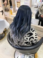 ケーアールツーエス 北野田店(KR2S)&nbsp;ブルー×バレイヤージュ♪