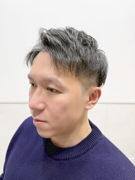 ヨシザワインク プレミアム 築地店(YOSHIZAWA Inc. PREMIUM) アップバングカジュアルショートツーブロ社会人ビジネス