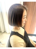 ルーチェス(LUCE/s)&nbsp;大人ツヤ髪ワンレンミニボブ
