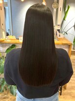 リッチ 横須賀中央店(Rich)&nbsp;髪質改善 ダークグレージュ 透明感カラー ロング 30代 20代 艶髪