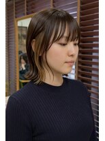 ジゼルアライ(gisele arai)&nbsp;さりげなく見せる、インナーカラー