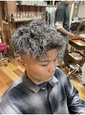 メッシュ×メンズツイスパ